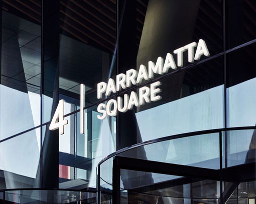 4 Parramatta Square Signage